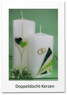 Doppeldocht-Kerzen
