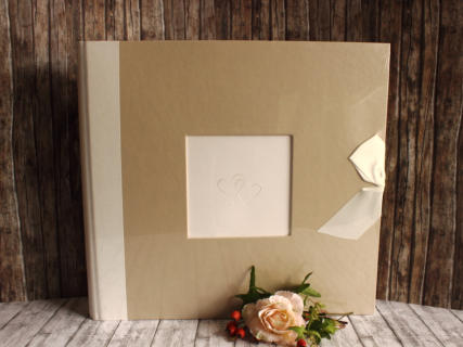 Leinenstoffbezug, Satinband, Stanzherz 340 x 100 x 260 mm, € 39,90